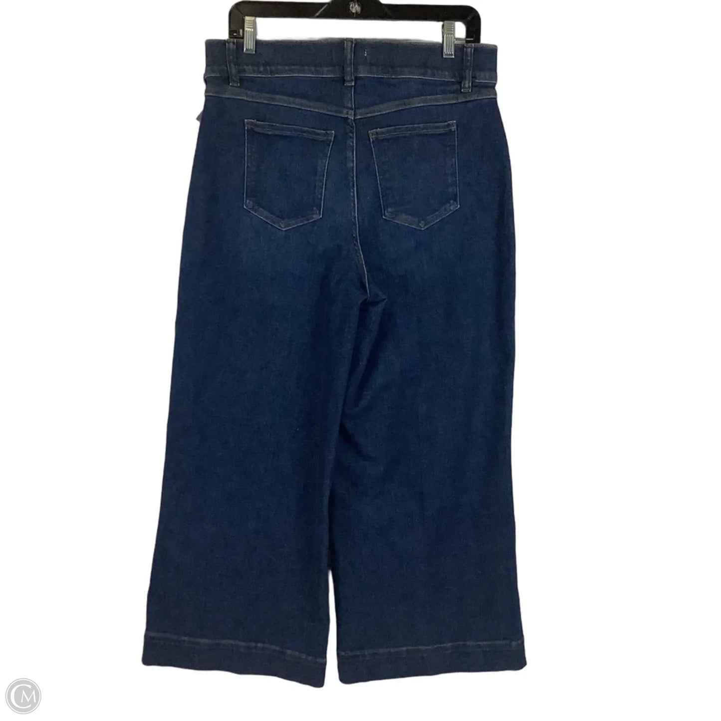 Jeans Wide Leg By Spanx In Blue, Size: L
