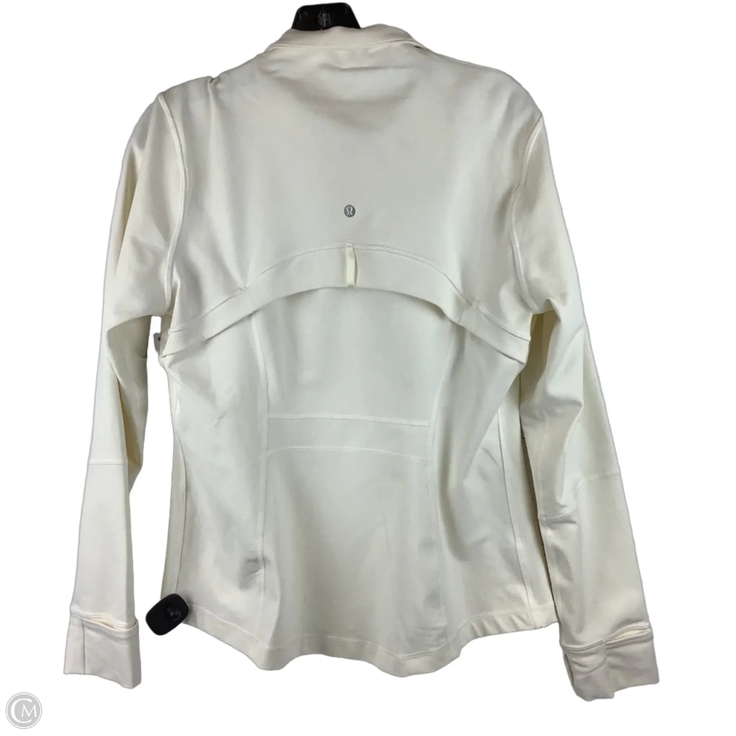 Athletic Jacket By Lululemon In Cream, Size: 14