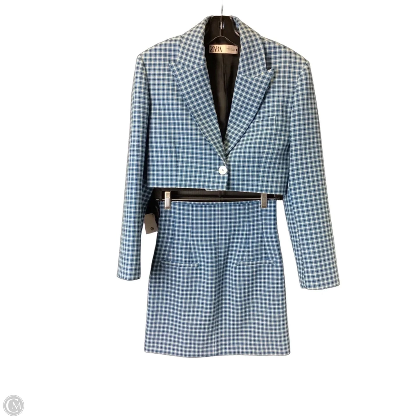 Skirt Set 2pc By Zara In Blue, Size: Xs