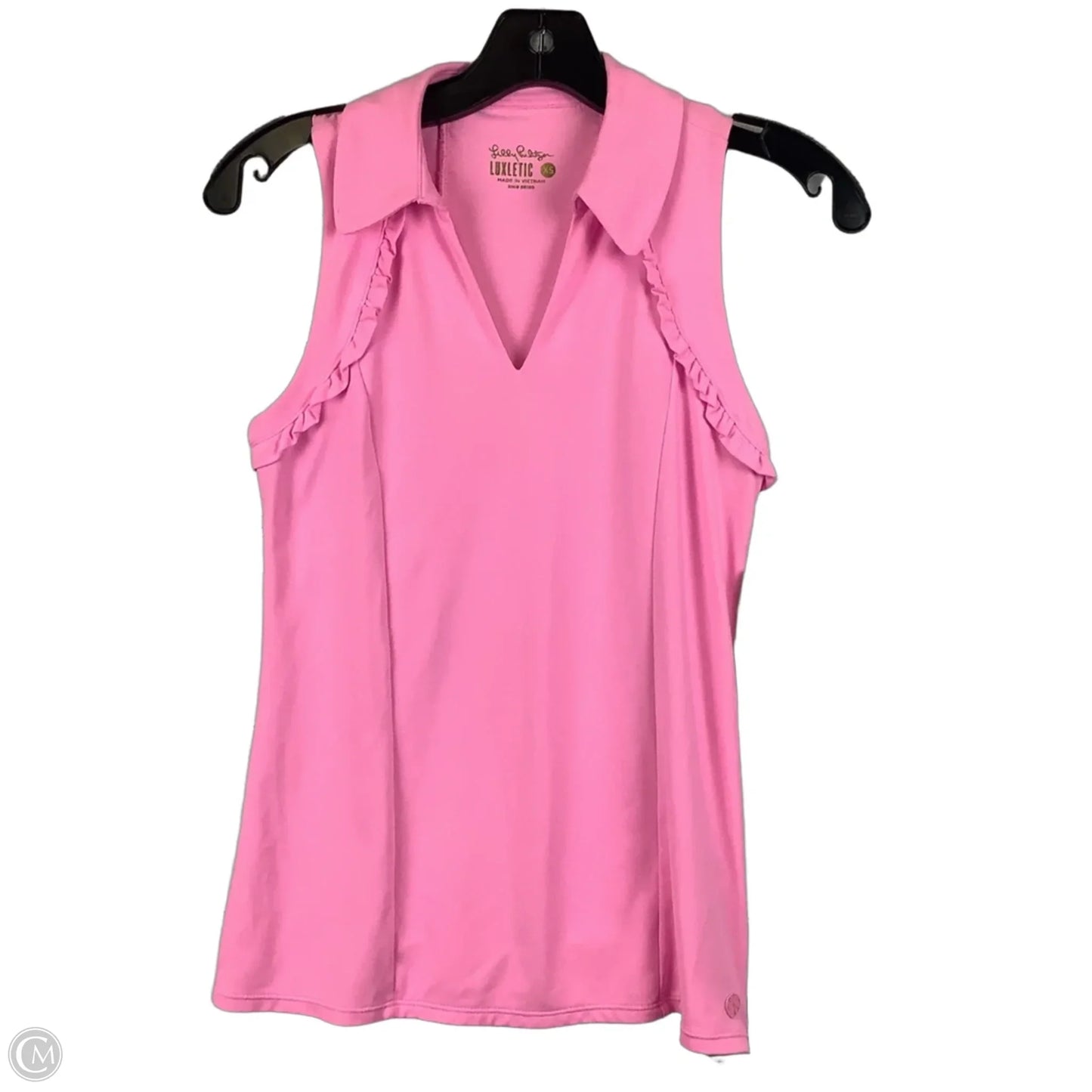 Top Sleeveless Designer By Lilly Pulitzer In Pink, Size: Xs