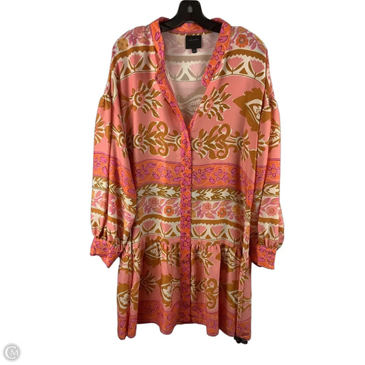Dress Casual Midi By Alex Marie In Multi-colored, Size: 14