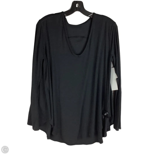Athletic Top Long Sleeve By Lululemon In Black, Size: Estimated L