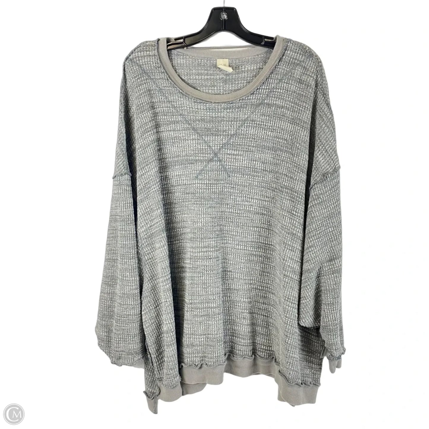 Top Long Sleeve By We The Free In Grey, Size: S