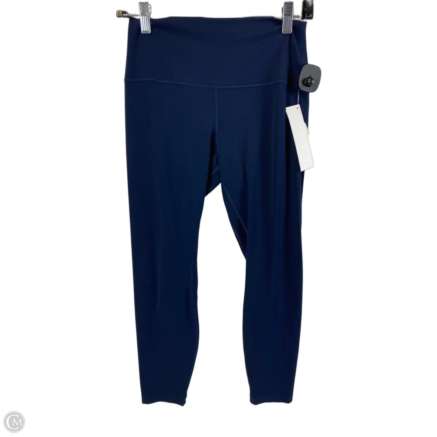 Athletic Leggings Capris By Lululemon In Navy, Size: 8