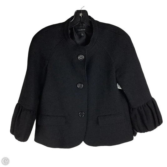 Blazer By Talbots In Black, Size: 2 / XS , 60% wool