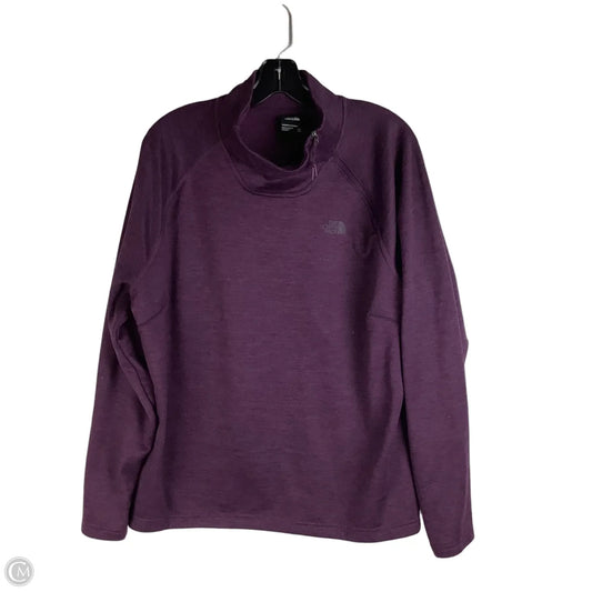 Sweatshirt Crewneck By The North Face In Purple, Size: Xxl