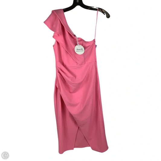 Dress Casual Midi By Clothes Mentor In Pink, Size: S