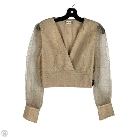 Top Long Sleeve By Altard State In Gold, Size: L