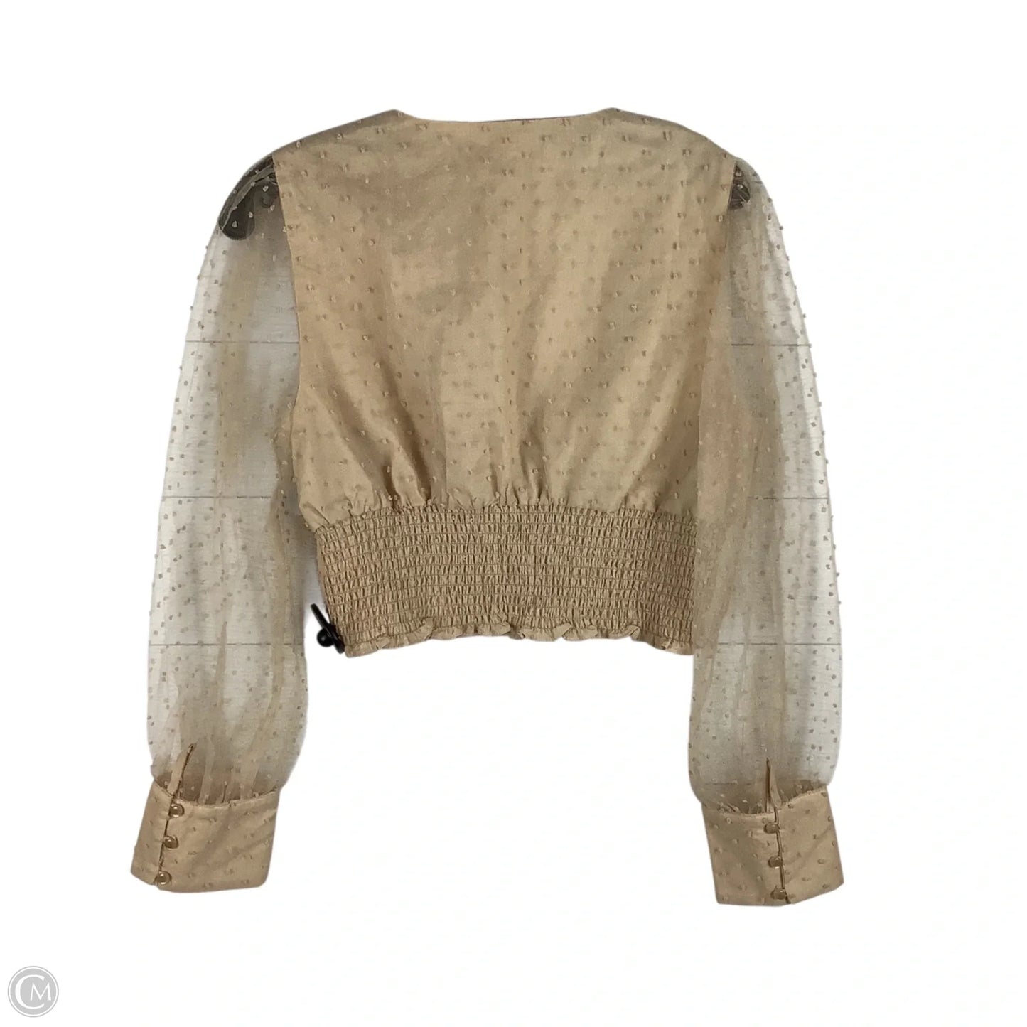 Top Long Sleeve By Altard State In Gold, Size: L
