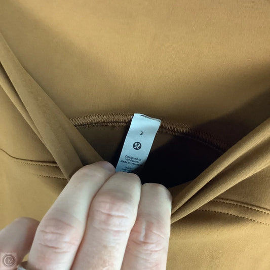 Athletic Leggings By Lululemon In Brown, Size: 2