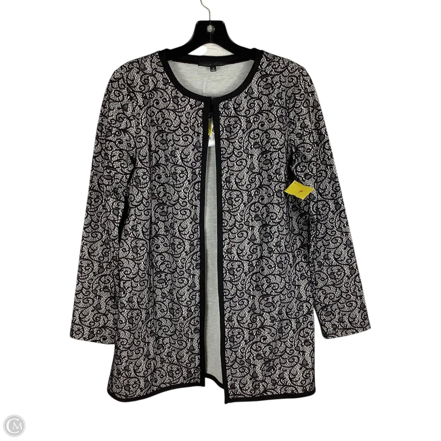 Cardigan By Preston And New York In Black & White, Size: S