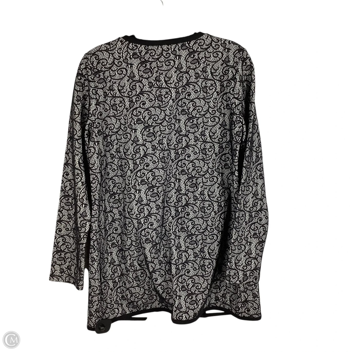 Cardigan By Preston And New York In Black & White, Size: S