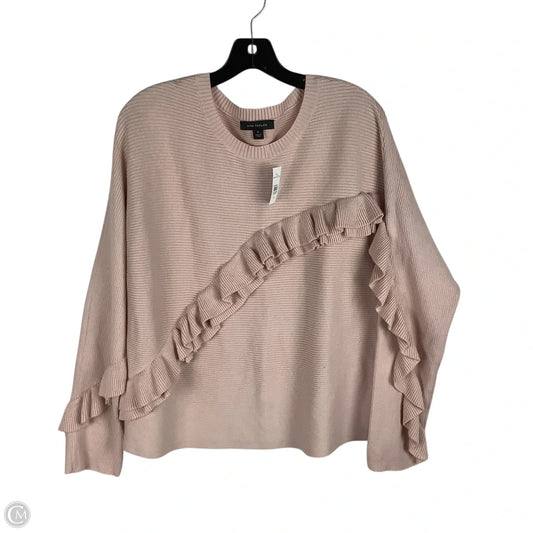 Top Long Sleeve By Ann Taylor In Pink, Size: Xl