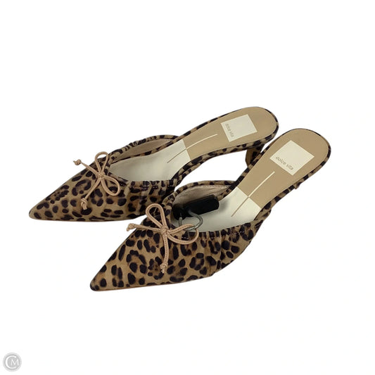 Shoes Heels Kitten By Dolce Vita In Animal Print, Size: 6