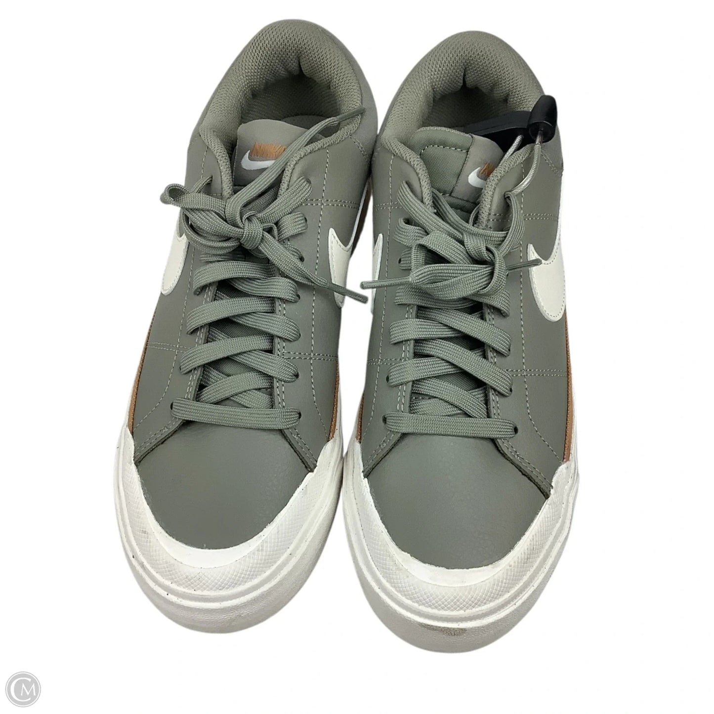 Shoes Sneakers By Nike In Green, Size: 9