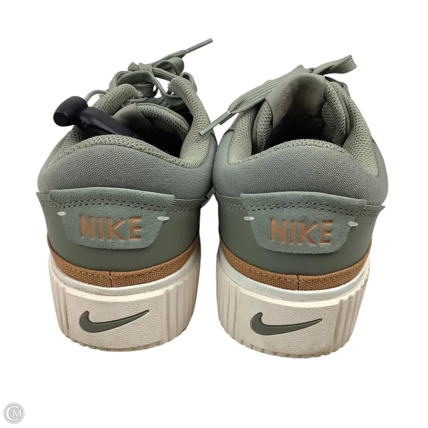 Shoes Sneakers By Nike In Green, Size: 9