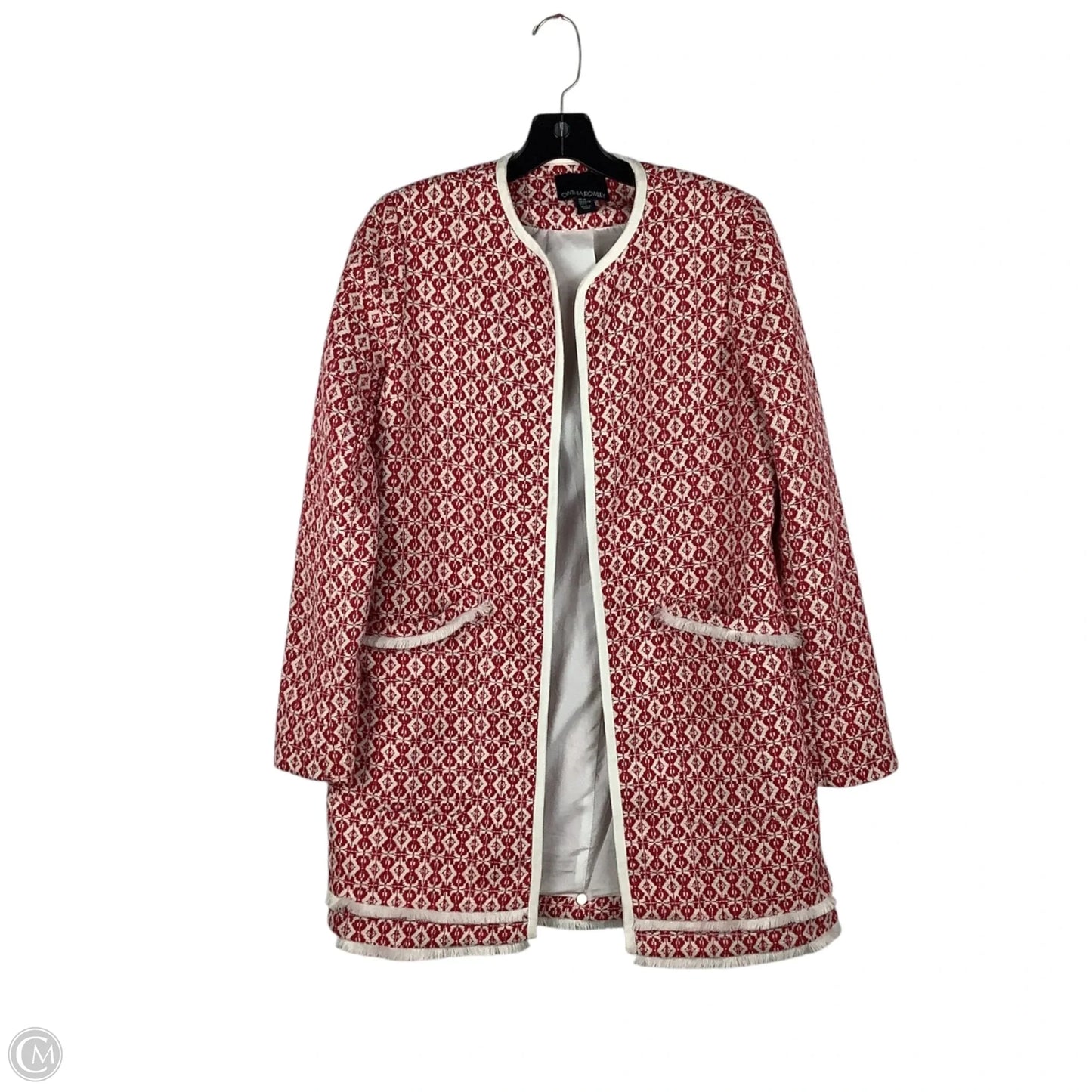 Jacket Other By Cynthia Rowley In Red & White, Size: Xs