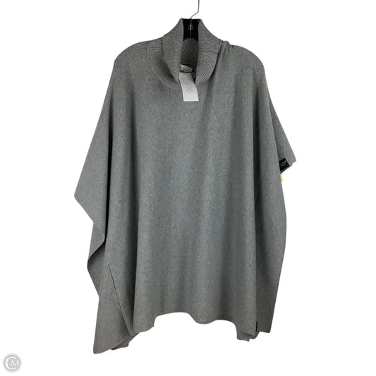 Poncho By Mer Sea In Grey, Size: One Size