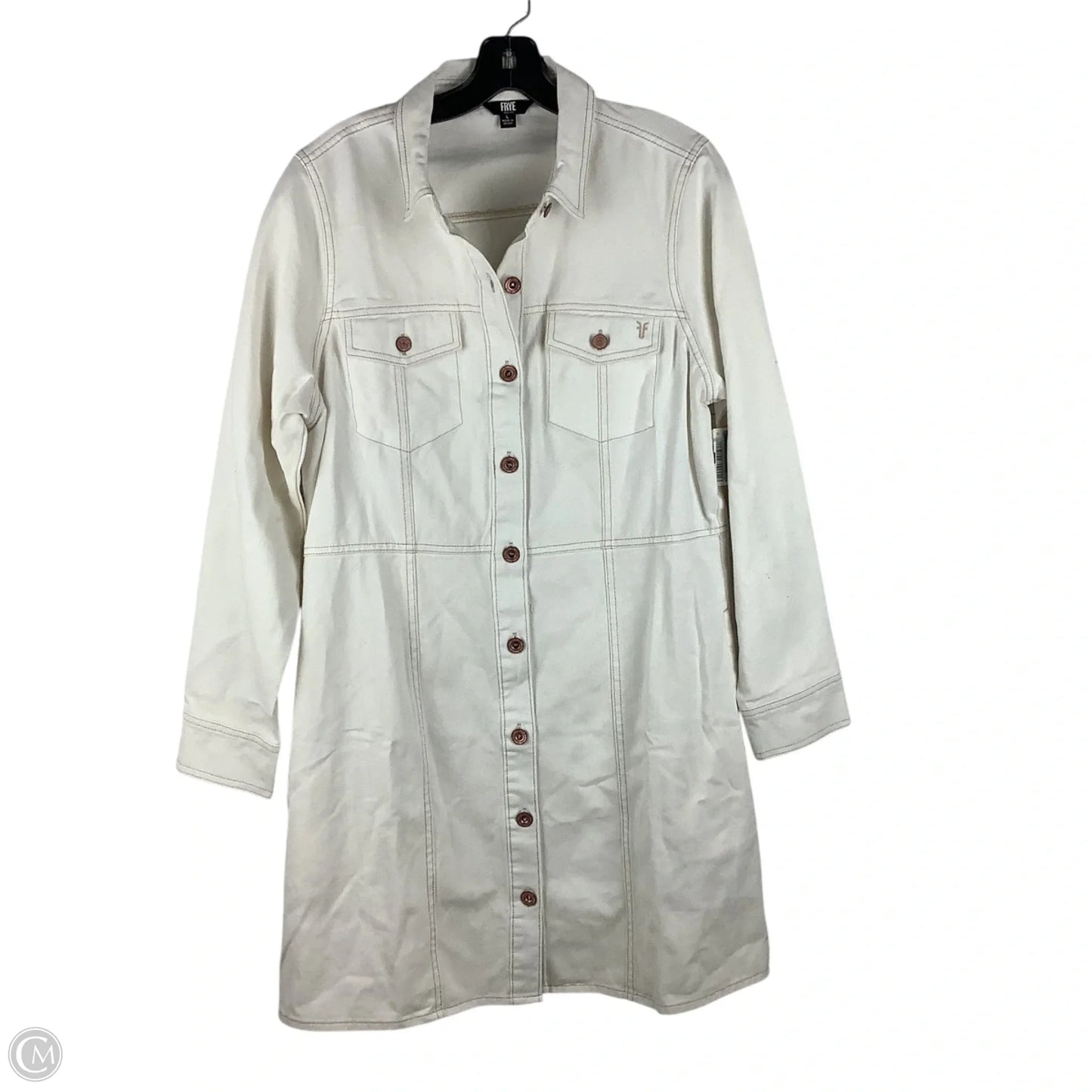 Dress Designer By Frye In White, Size: L