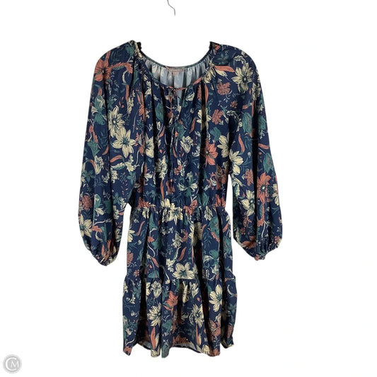 Dress Casual Midi By Cmc In Blue, Size: S