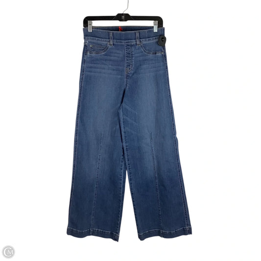 Jeans Wide Leg By Spanx In Blue Denim, Size: M