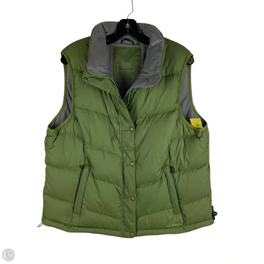 Vest Puffer & Quilted By L.l. Bean In Green, Size: Xl