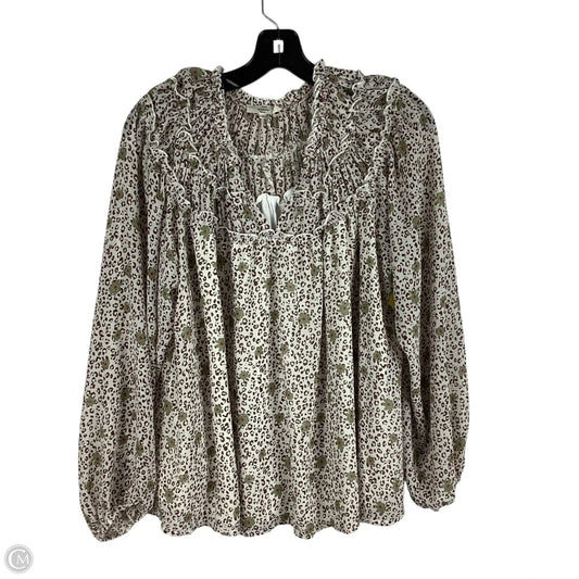 Top Long Sleeve By Entro In Multi-colored, Size: S