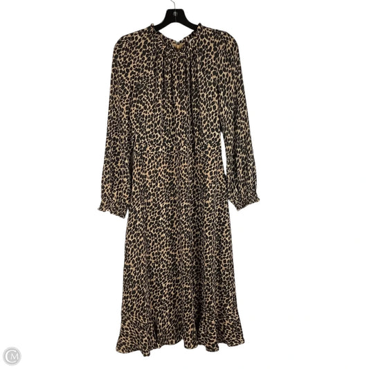 Dress Casual Maxi By J. Crew In Animal Print, Size: 10