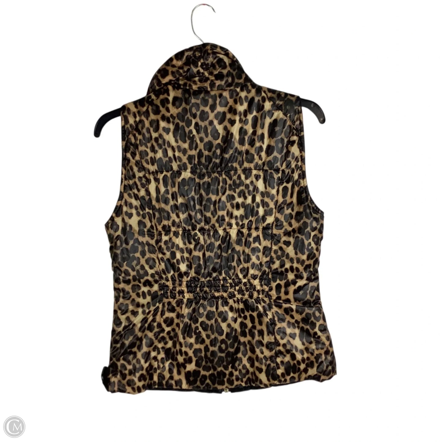 Vest Puffer & Quilted By Chicos In Animal Print, Size: XS/S (brand size 0)