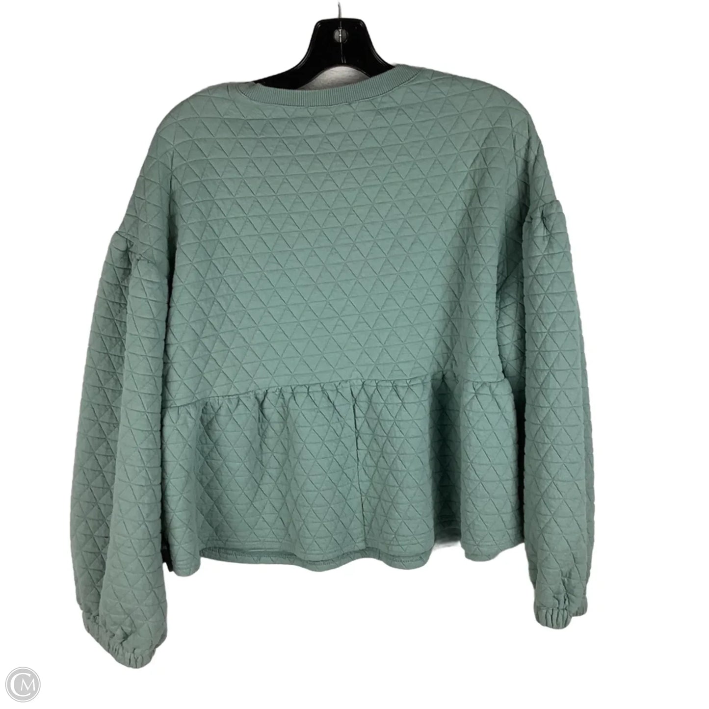 Sweatshirt Crewneck By New In In Green, Size: L