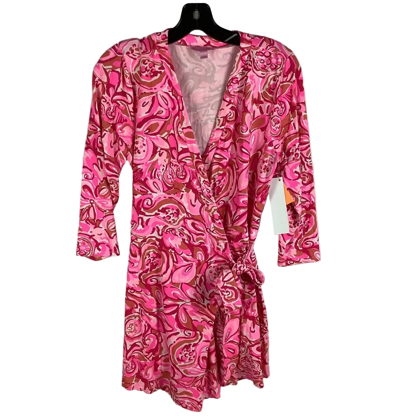 Romper Designer By Lilly Pulitzer In Pink, Size: L