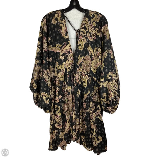 Dress Casual Midi By Free People In Floral Print, Size: L