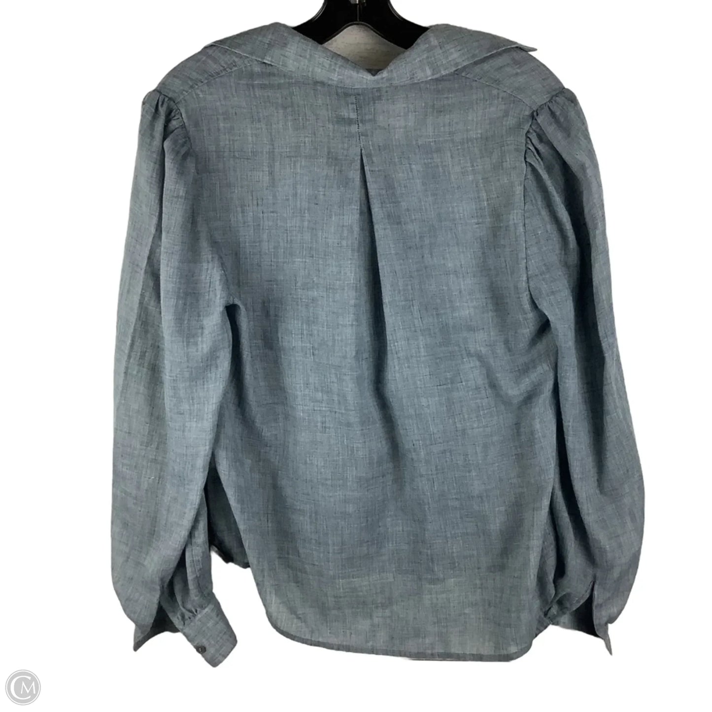 Top Long Sleeve By 7 For All Mankind In Grey, Size: Xs