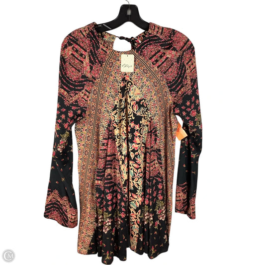 Dress Casual Short By Free People In Black & Cream, Size: S