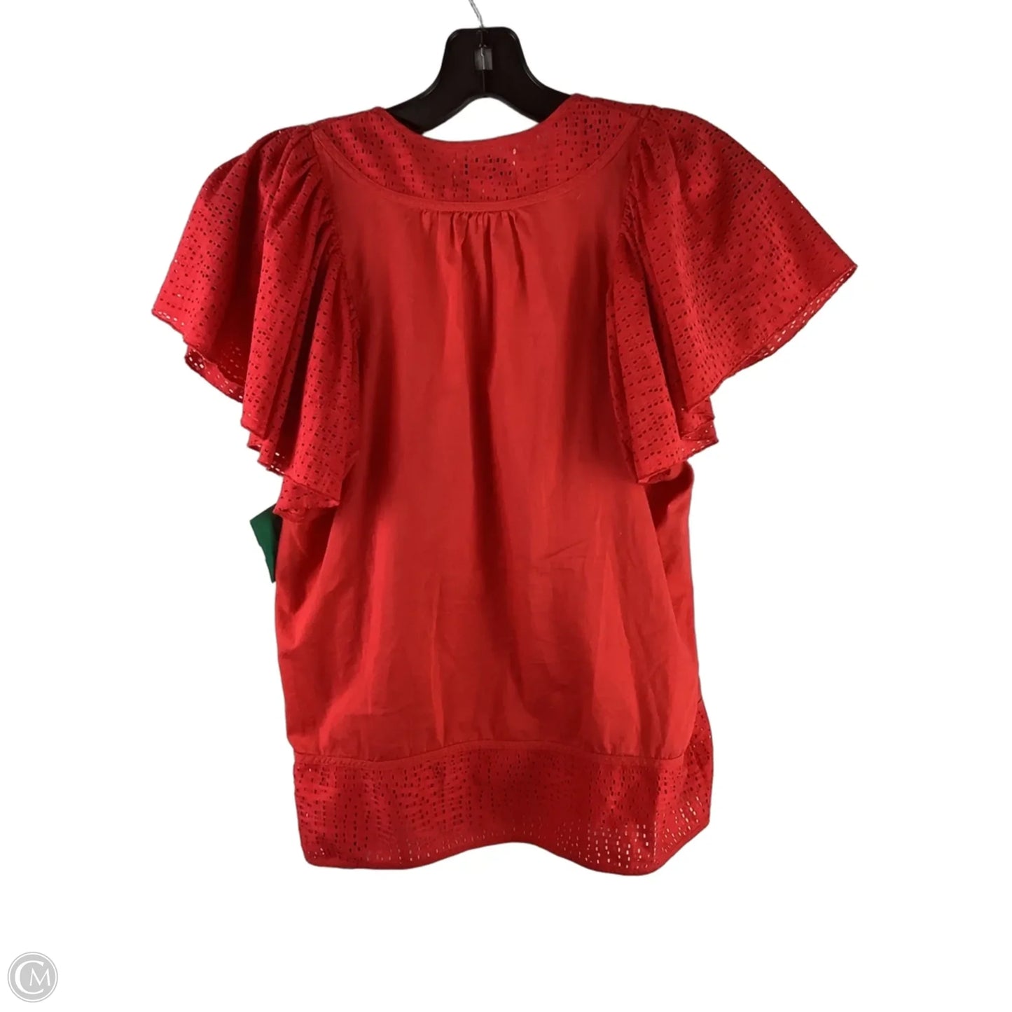 Top Short Sleeve By Clothes Mentor In Red, Size: M