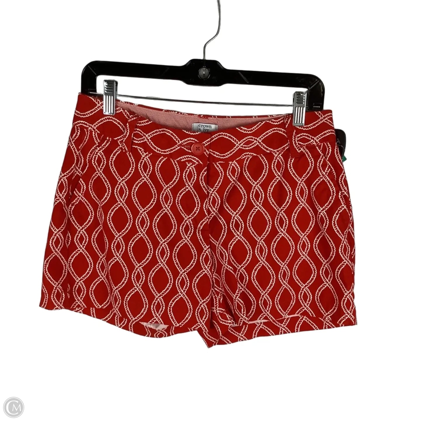 Shorts By Crown And Ivy In Red, Size: 4 petite