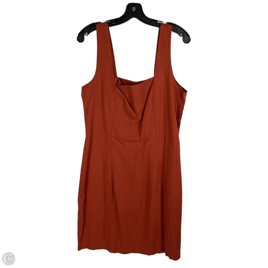 Dress Casual Short By Old Navy In Orange, Size: L Tall