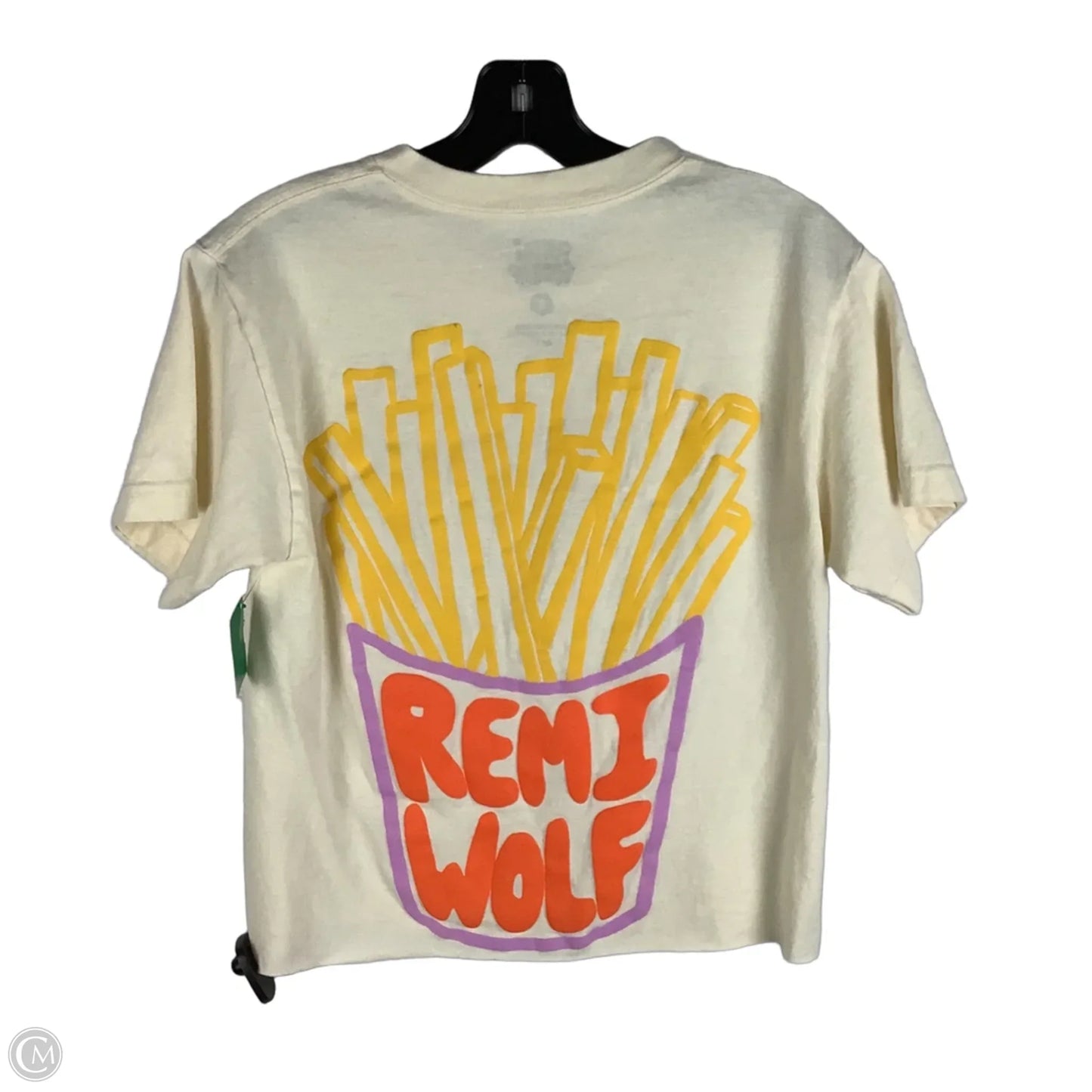 Top Short Sleeve Basic By Clothes Mentor In Yellow, Size: S