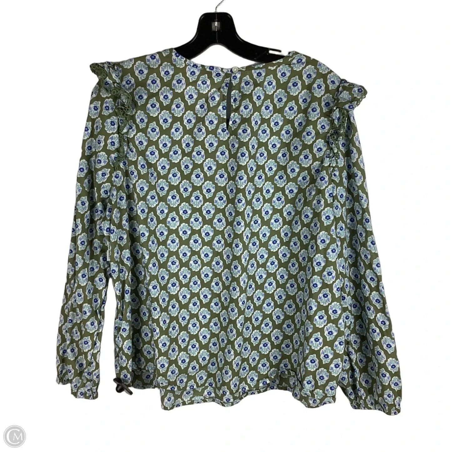 Top Long Sleeve By J. Crew In Floral Print, Size: Xl
