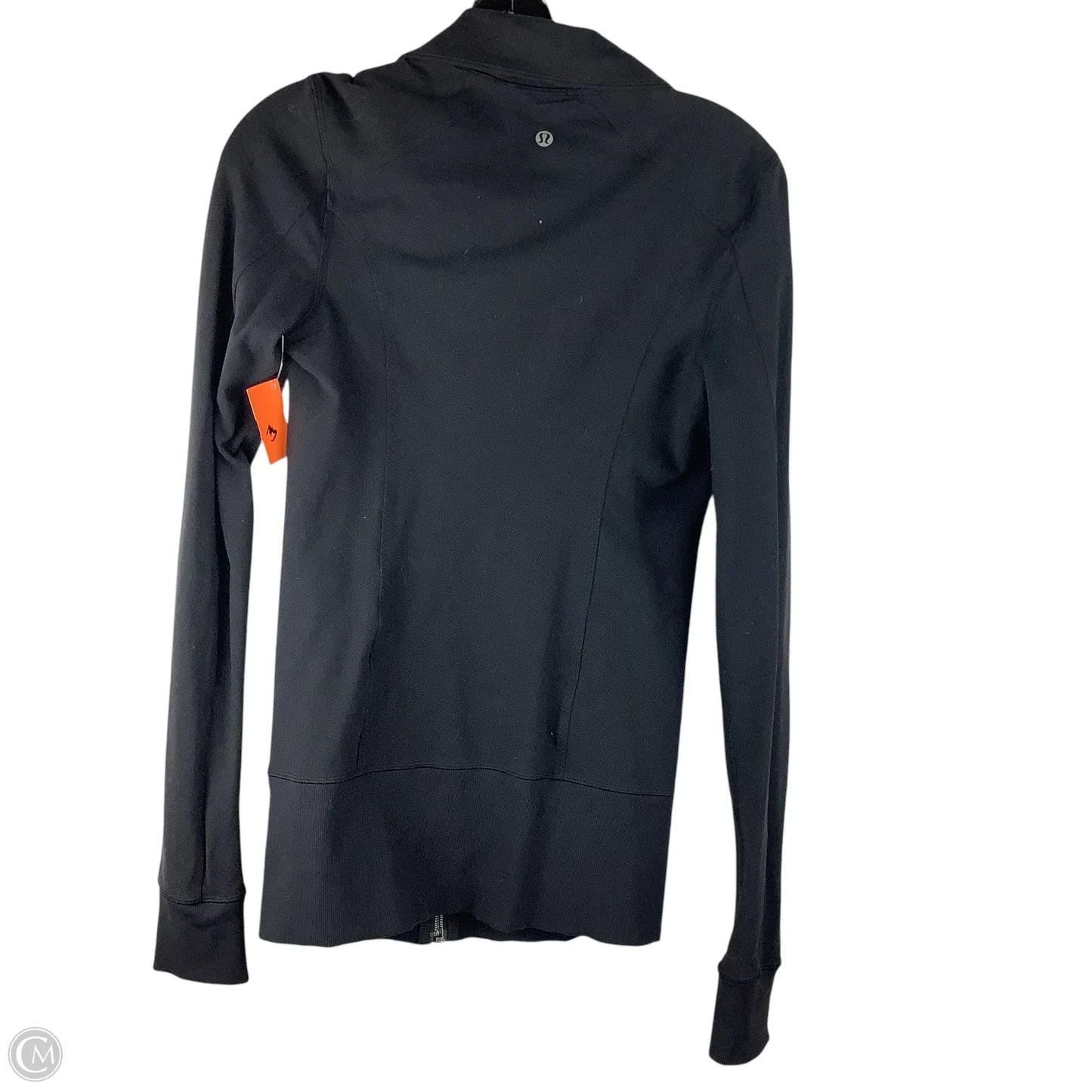 Athletic Jacket By Lululemon In Black- estimated size 6