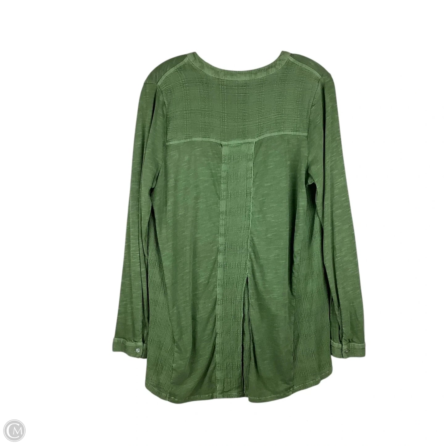 Top Long Sleeve By Soft Surroundings In Green, Size: M