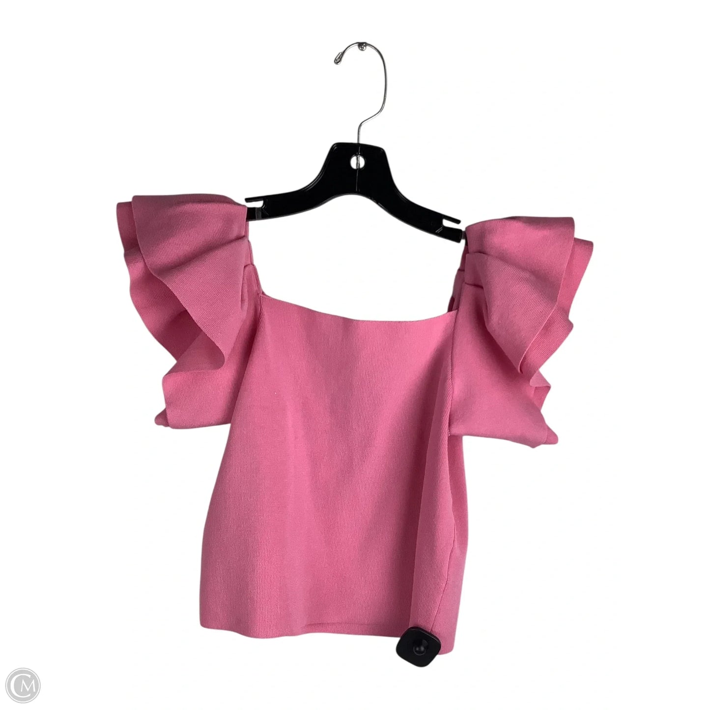 Top Short Sleeve By Clothes Mentor In Pink, Size: M