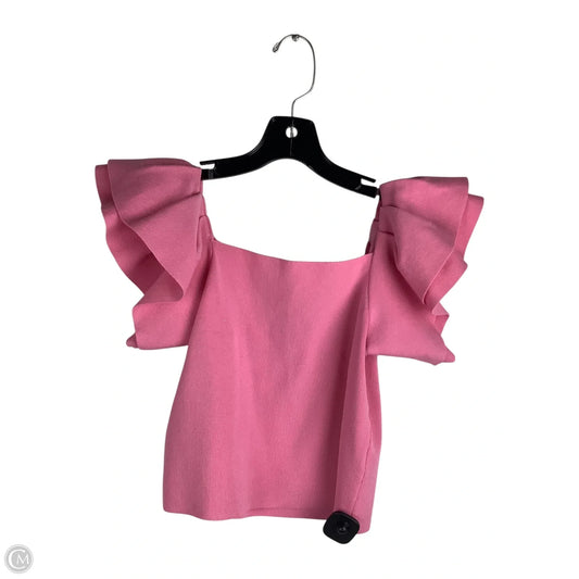 Top Short Sleeve By Clothes Mentor In Pink, Size: M