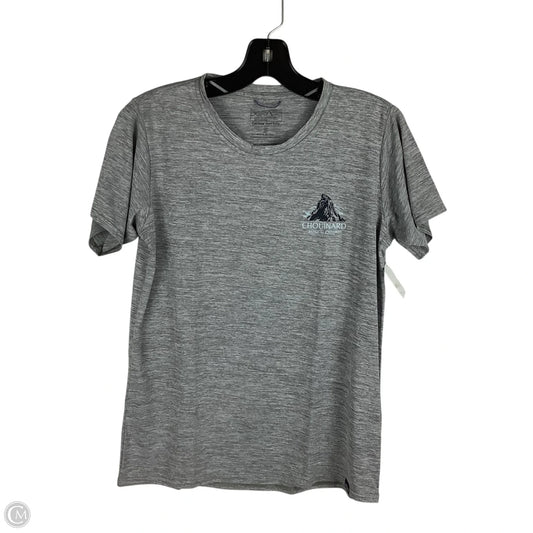 Top Short Sleeve By Patagonia In Grey, Size: S