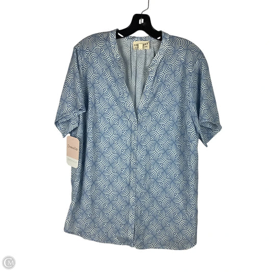 Top Short Sleeve By Cmc In Blue, Size: Xl