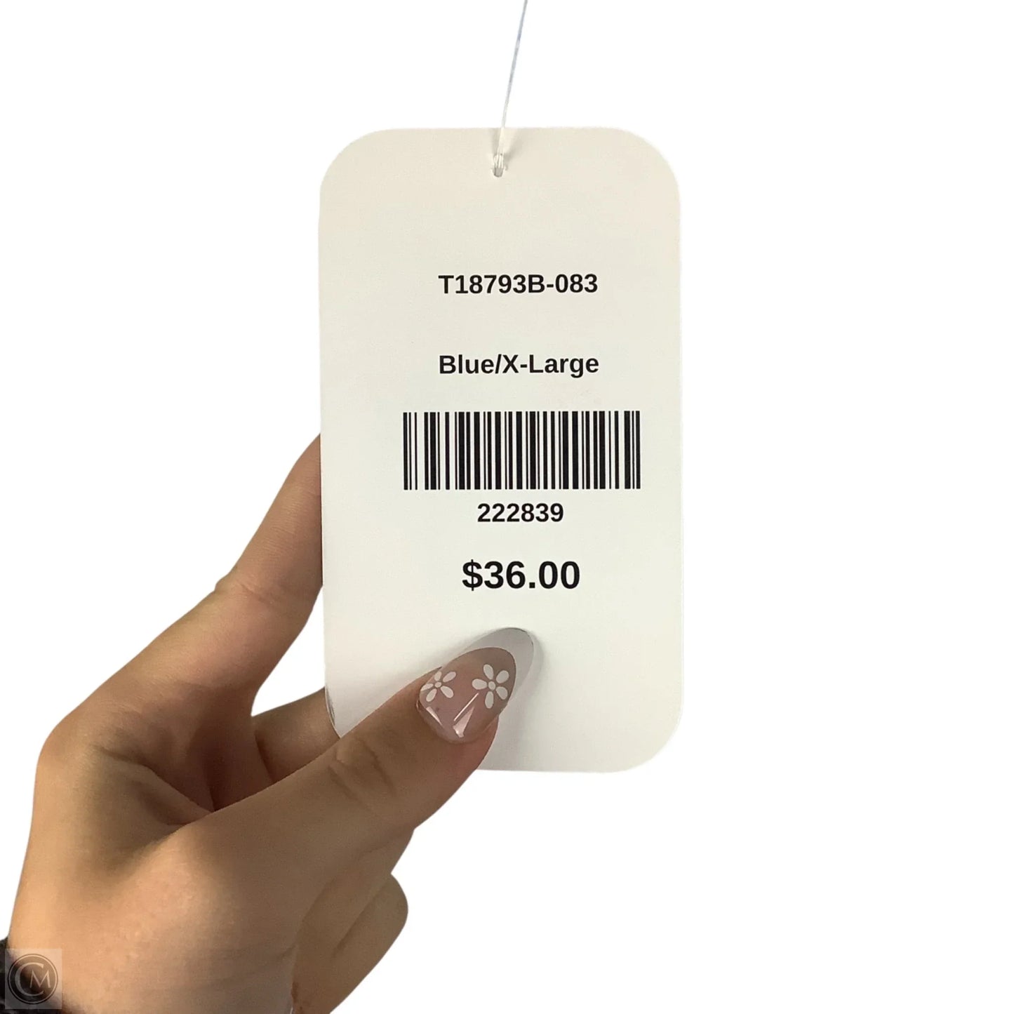 Top Short Sleeve By Cmc In Blue, Size: Xl