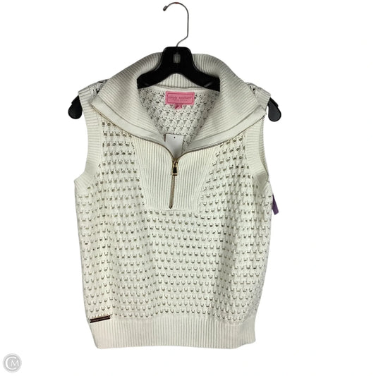 Vest Sweater By Simply Southern In White, Size: L