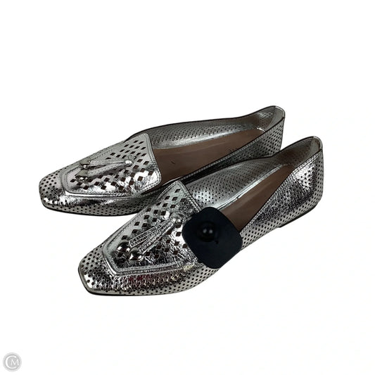 Shoes Flats By Maeve In Silver, Size: 6