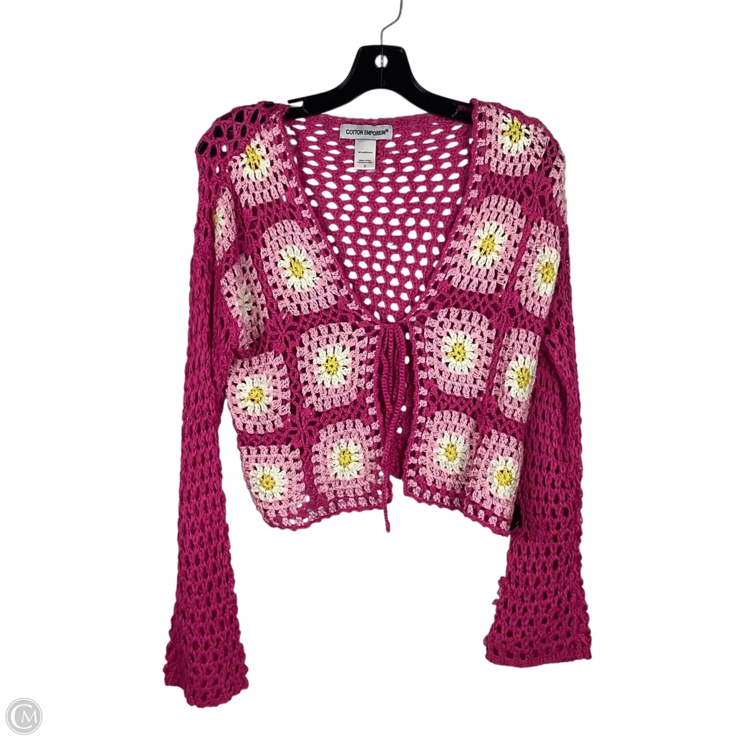 Cardigan By Clothes Mentor In Pink, Size: S