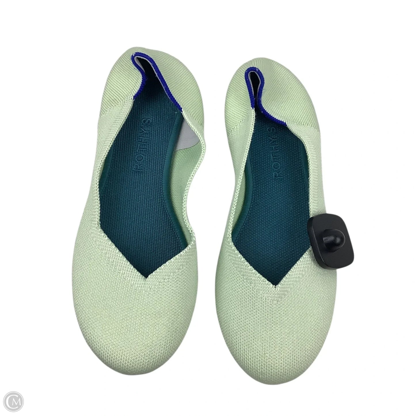 Shoes Flats By Rothys In Green, Size: 9